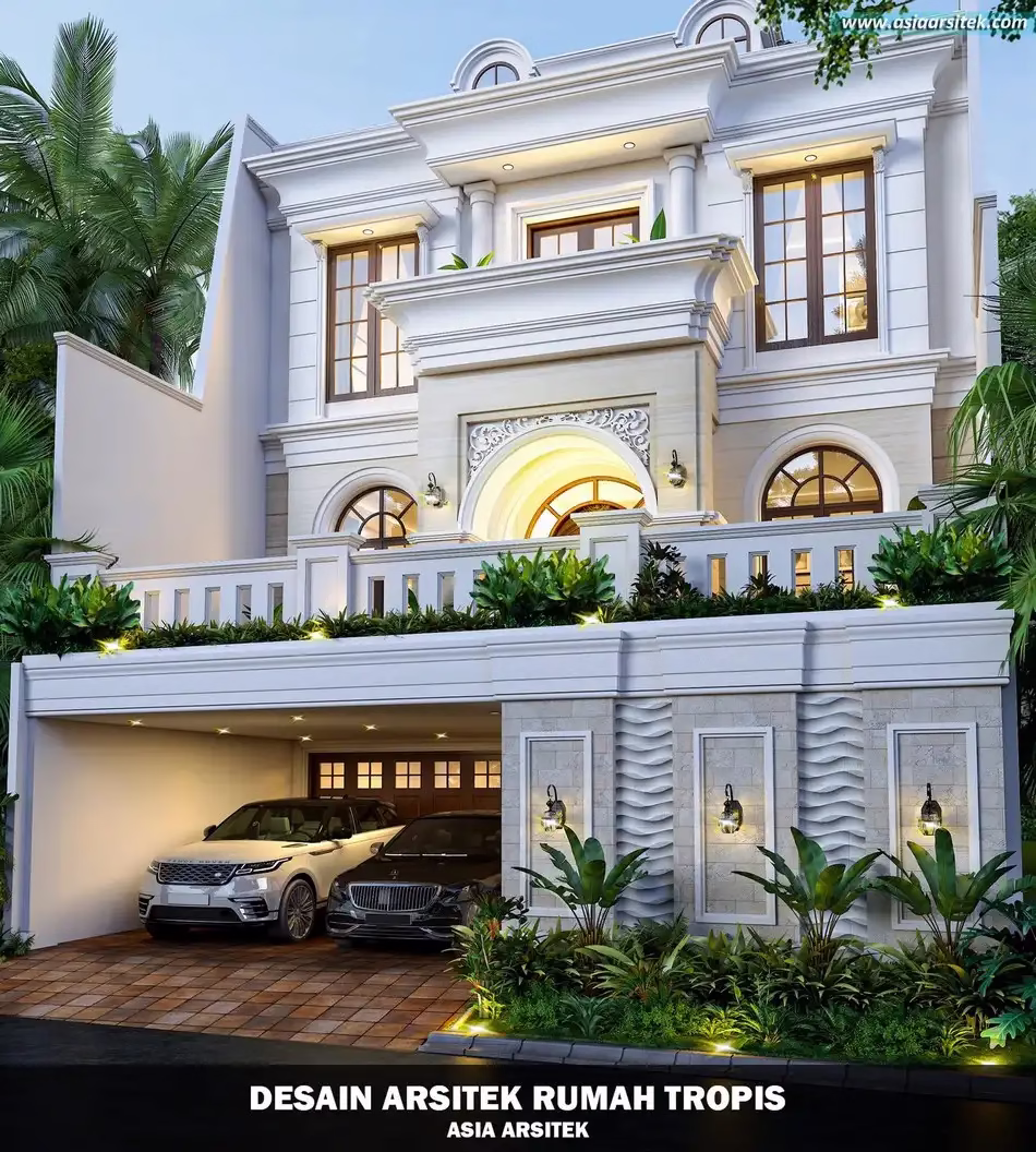 Rumah Mewah Tropis 3 Lantai Bogor