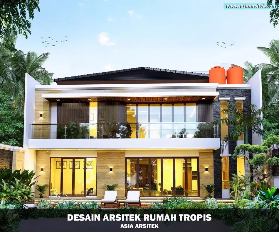 Rumah Tropis 2 Lantai Bandung