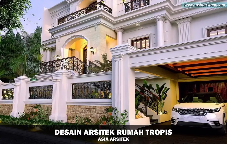 Rumah Tropis 3 Lantai Cempaka Putih
