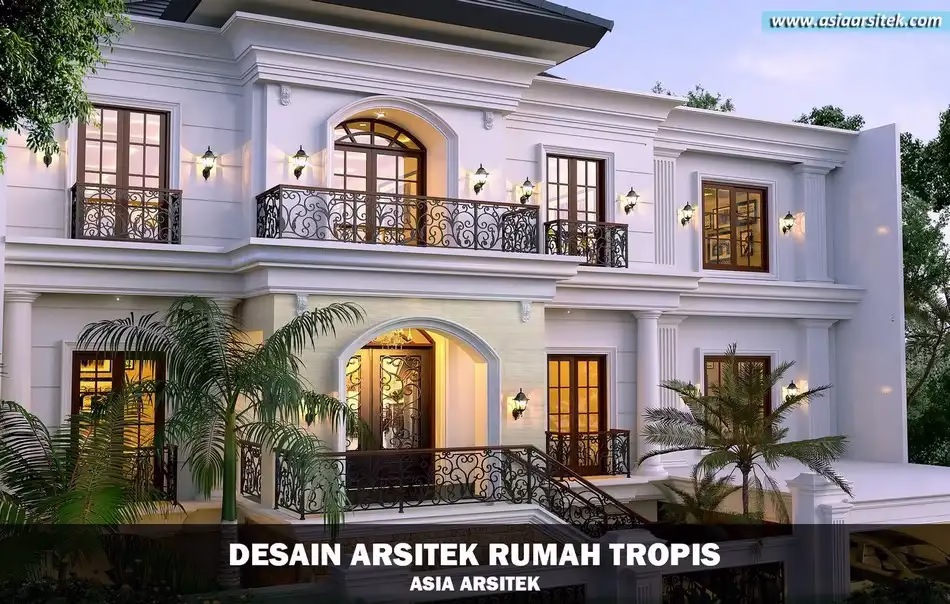 Rumah Tropis 3 Lantai Cempaka Putih