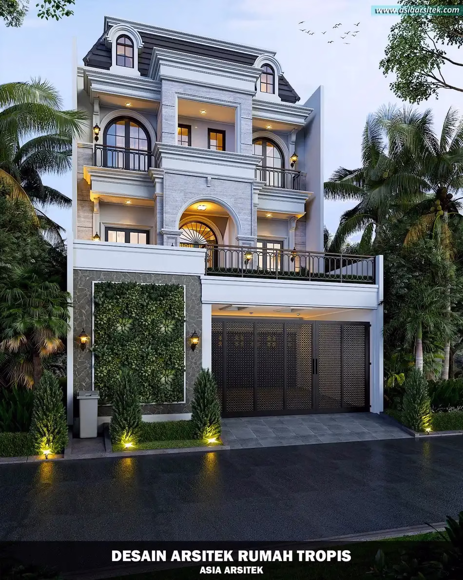 Rumah Tropis 3 Lantai Jakarta Utara