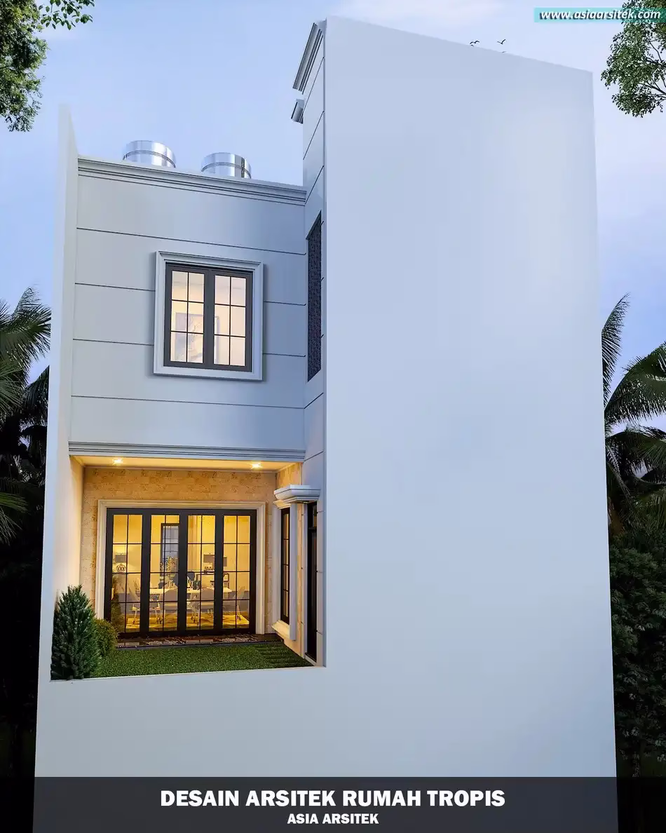Rumah Tropis 3 Lantai Jakarta Utara