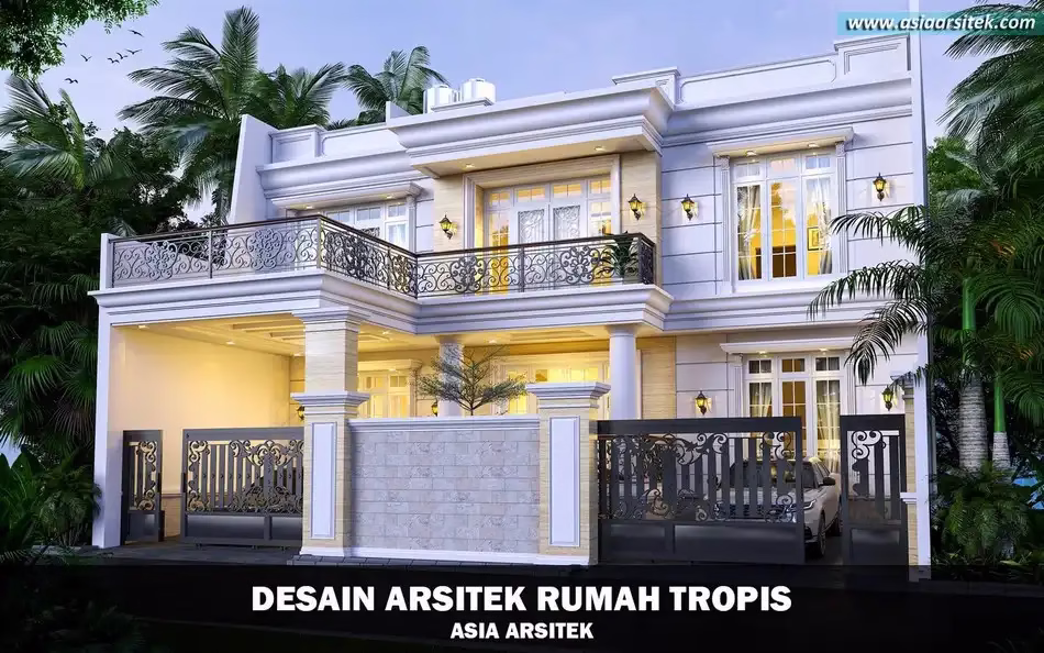 Rumah Tropis Mewah 2 Lantai di Jelambar
