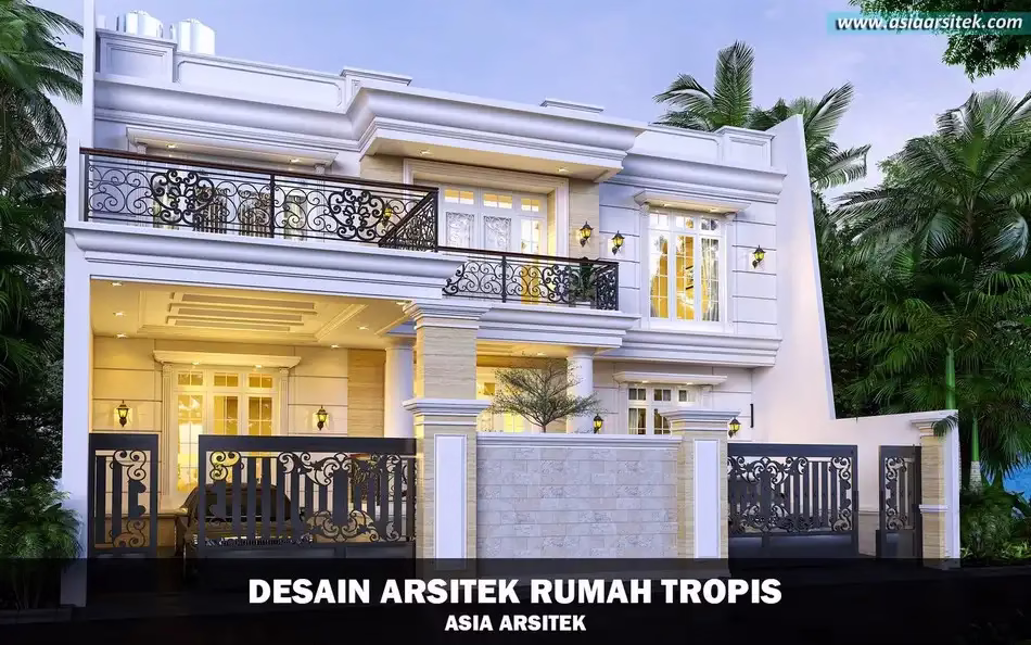 Rumah Tropis Mewah 2 Lantai di Jelambar