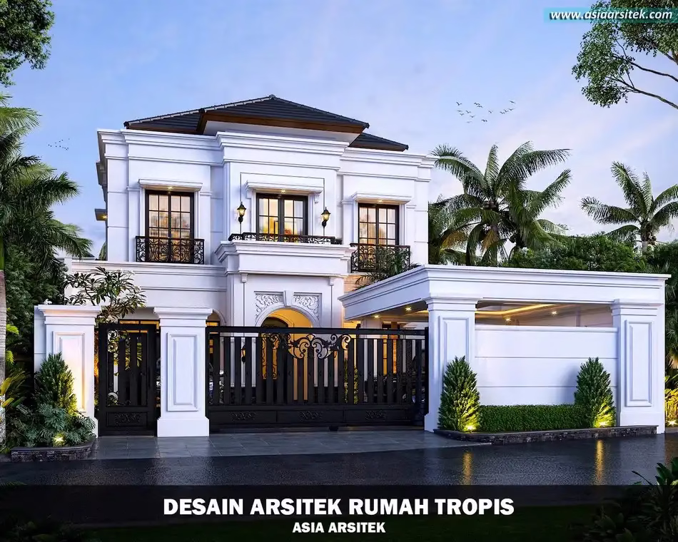 Rumah Tropis Mewah Jakarta Timur