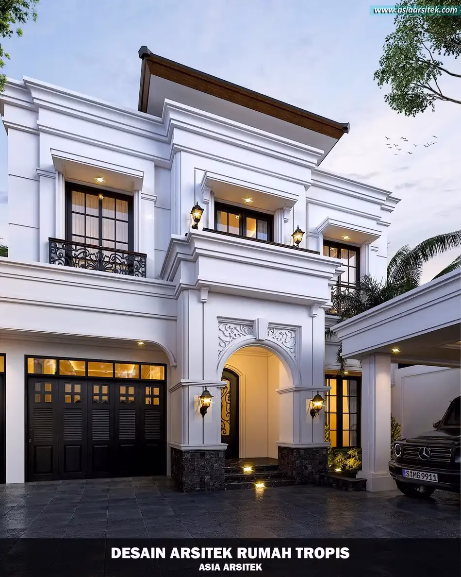 Rumah Tropis Mewah Jakarta Timur