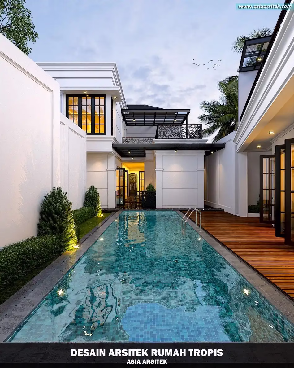 Rumah Tropis Mewah Jakarta Timur