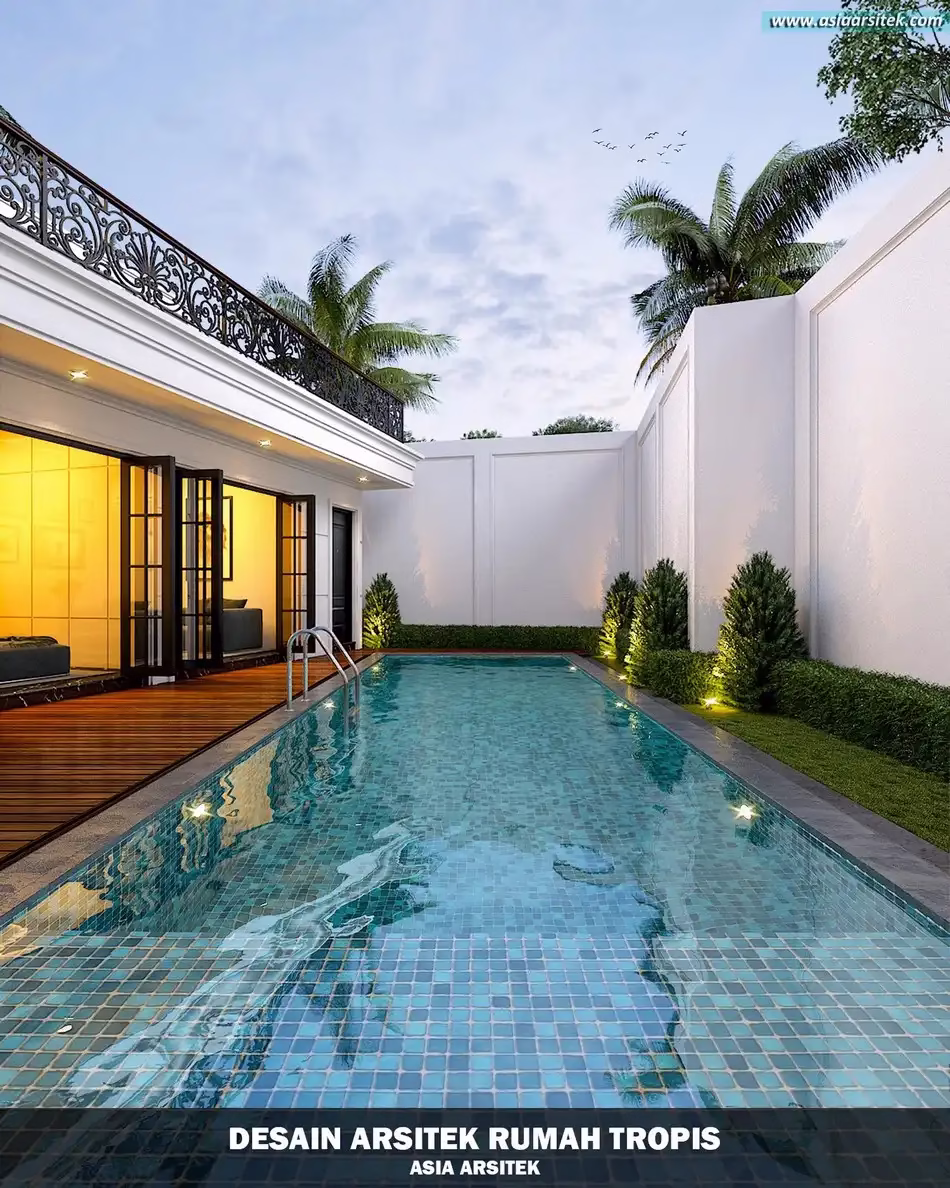 Rumah Tropis Mewah Jakarta Timur
