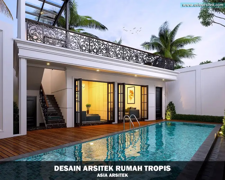 Rumah Tropis Mewah Jakarta Timur