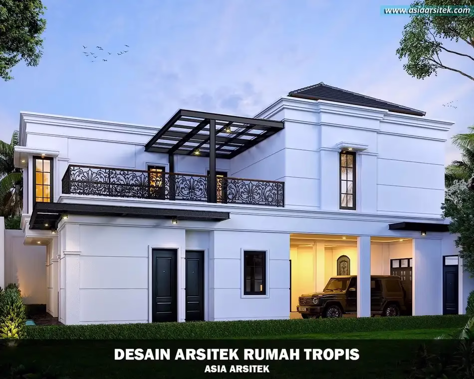 Rumah Tropis Mewah Jakarta Timur