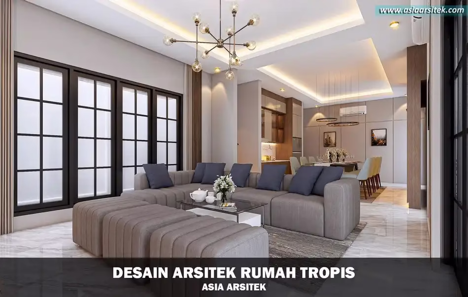 Rumah Tropis Mewah Jakarta Timur