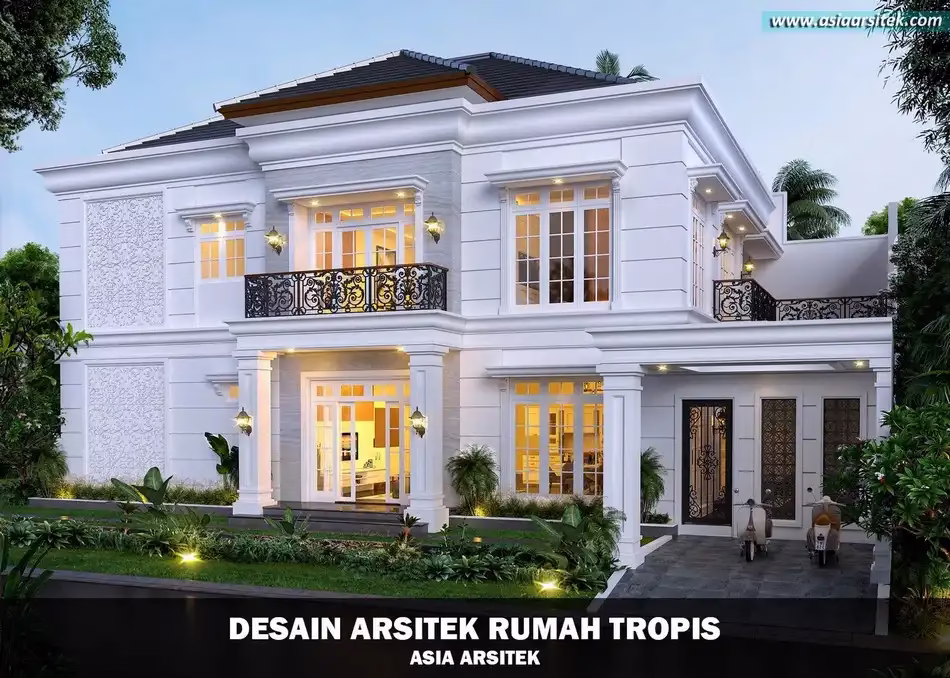 Rumah Tropis Modern 2 Lantai di Gading Serpong Tangerang