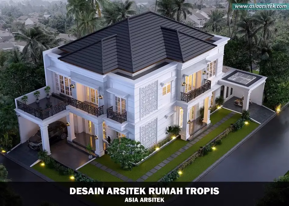 Rumah Tropis Modern 2 Lantai di Gading Serpong Tangerang