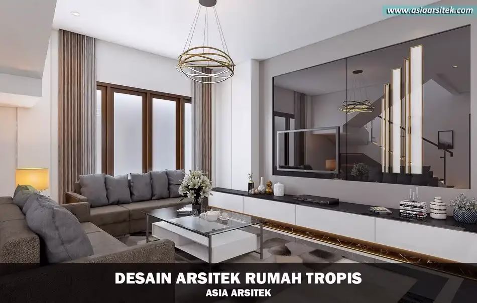 Rumah Tropis Modern 2 Lantai