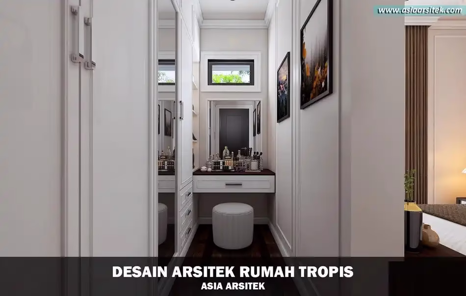 Rumah Tropis Modern 3 Lantai di Cibubur Bogor