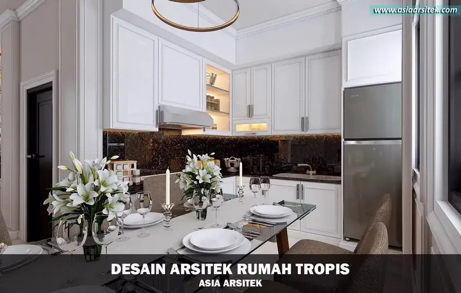 Rumah Tropis Modern 3 Lantai di Cibubur Bogor