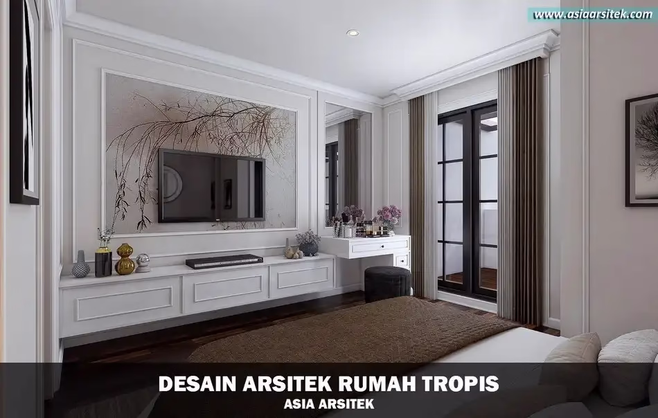 Rumah Tropis Modern 4 Lantai