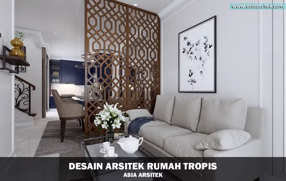 Rumah Tropis Modern 4 Lantai