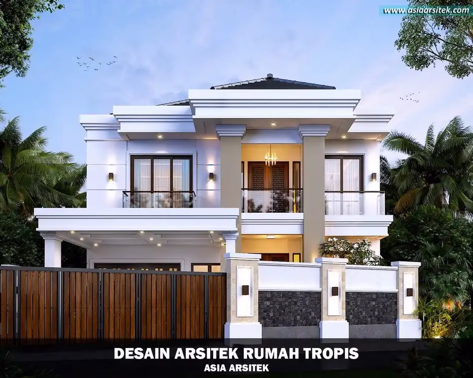 Rumah Tropis Modern Depok