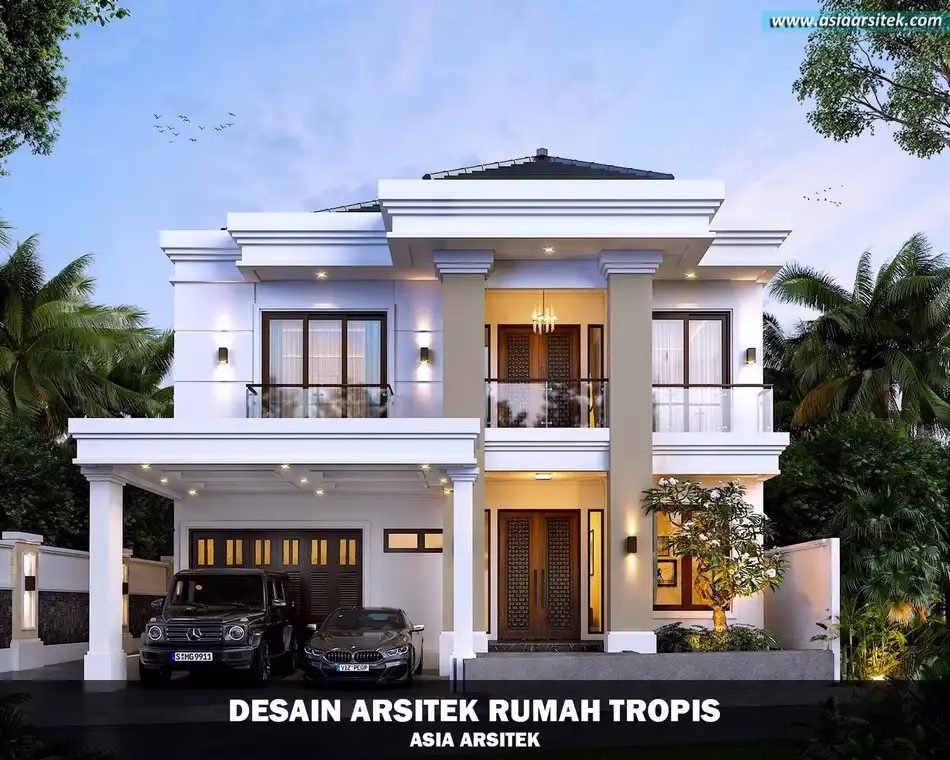 Rumah Tropis Modern Depok
