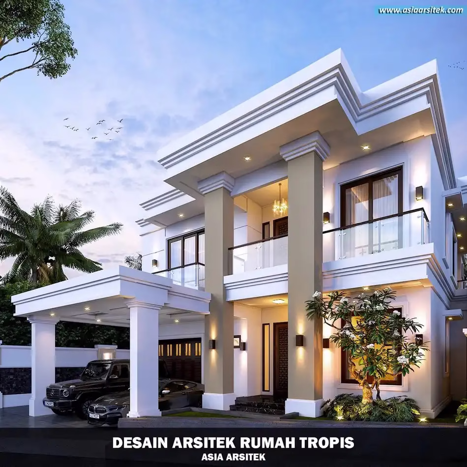 Rumah Tropis Modern Depok