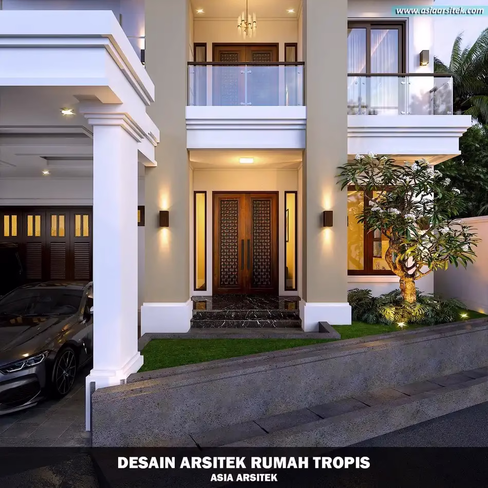 Rumah Tropis Modern Depok
