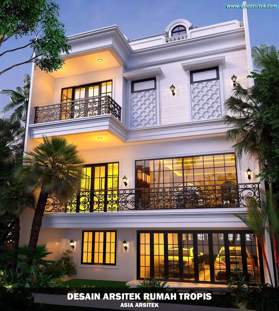 Rumah Tropis Modern Jakarta Barat