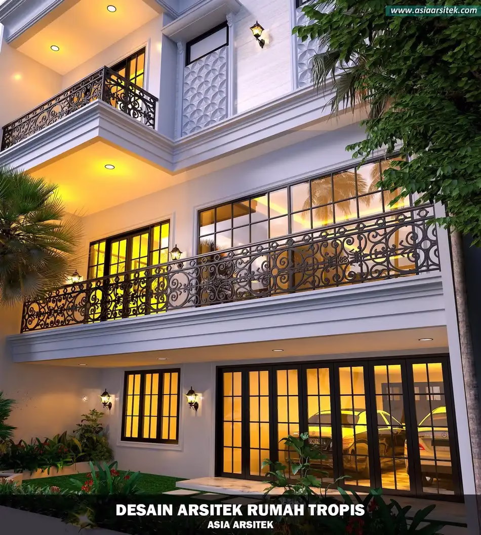 Rumah Tropis Modern Jakarta Barat