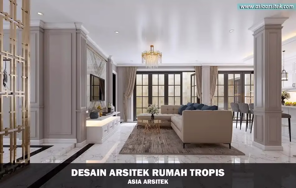 Rumah Tropis Modern Jakarta Pusat