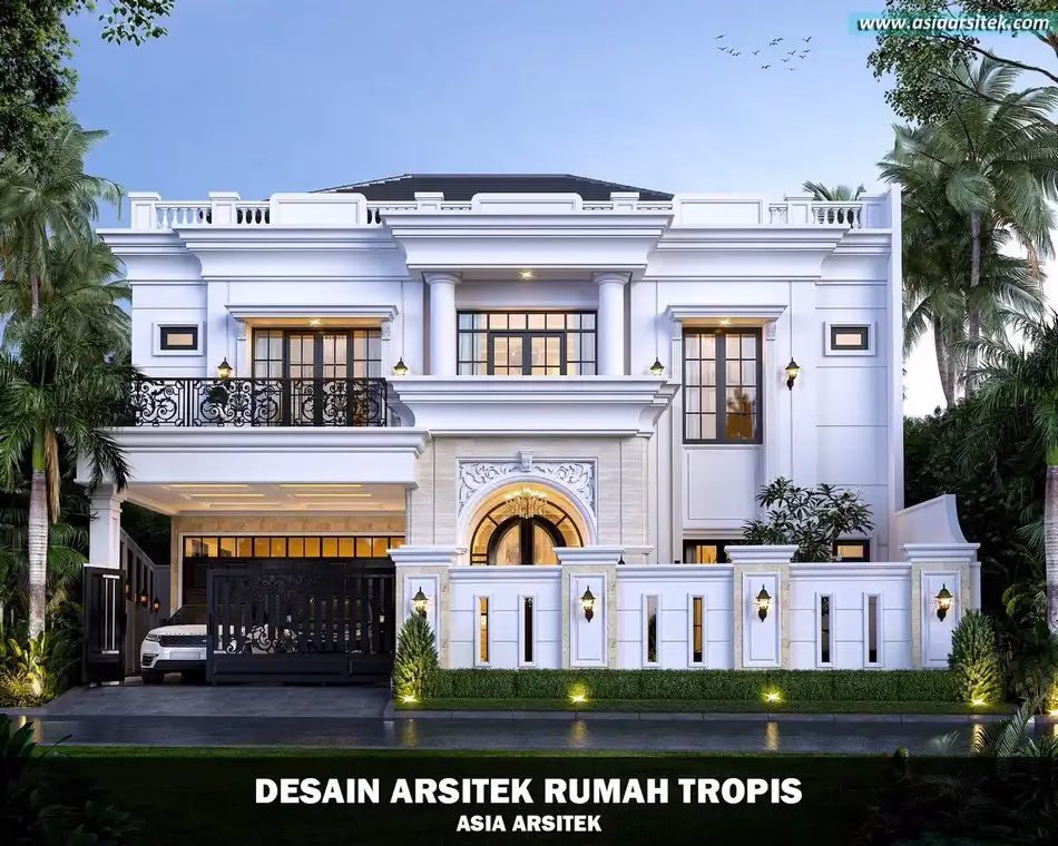 Rumah Tropis Modern Jakarta Timur