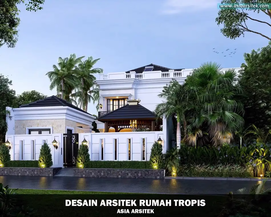 Rumah Tropis Modern Jakarta Timur