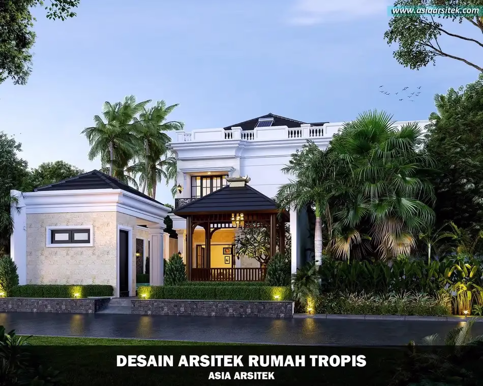 Rumah Tropis Modern Jakarta Timur