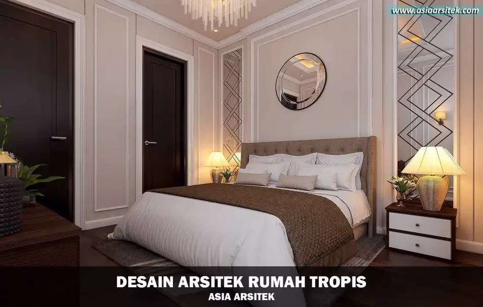 Desain Rumah Tropis Modern Tebet