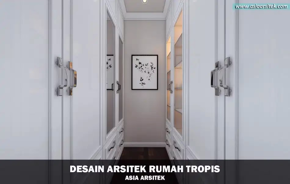 Desain Rumah Tropis Modern Tebet