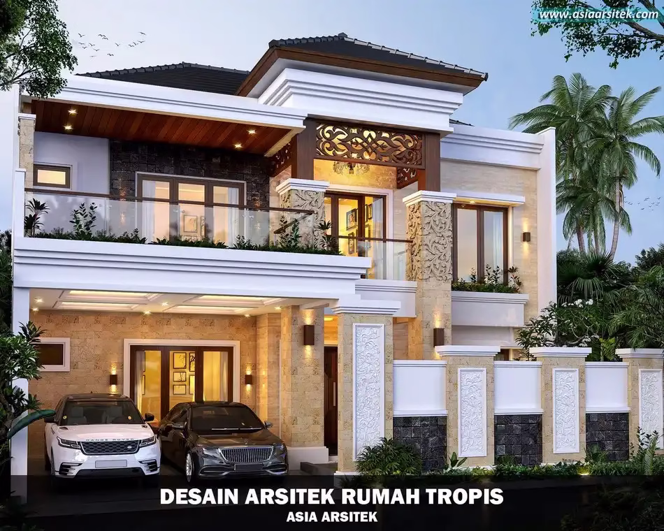 desain rumah 2 lantai Banjarmasin
