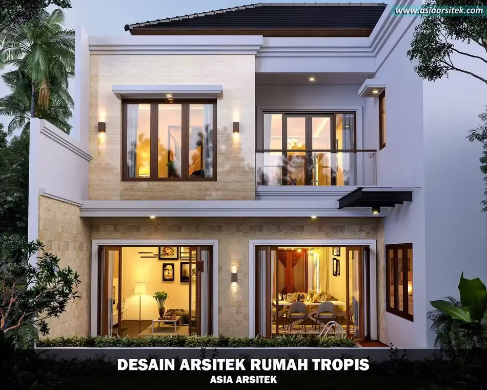 desain rumah 2 lantai Banjarmasin