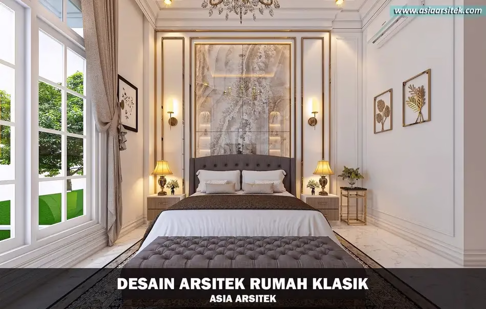desain rumah klasik 2 lantai