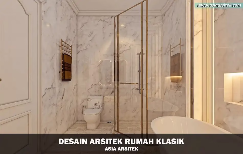 desain rumah klasik 2 lantai
