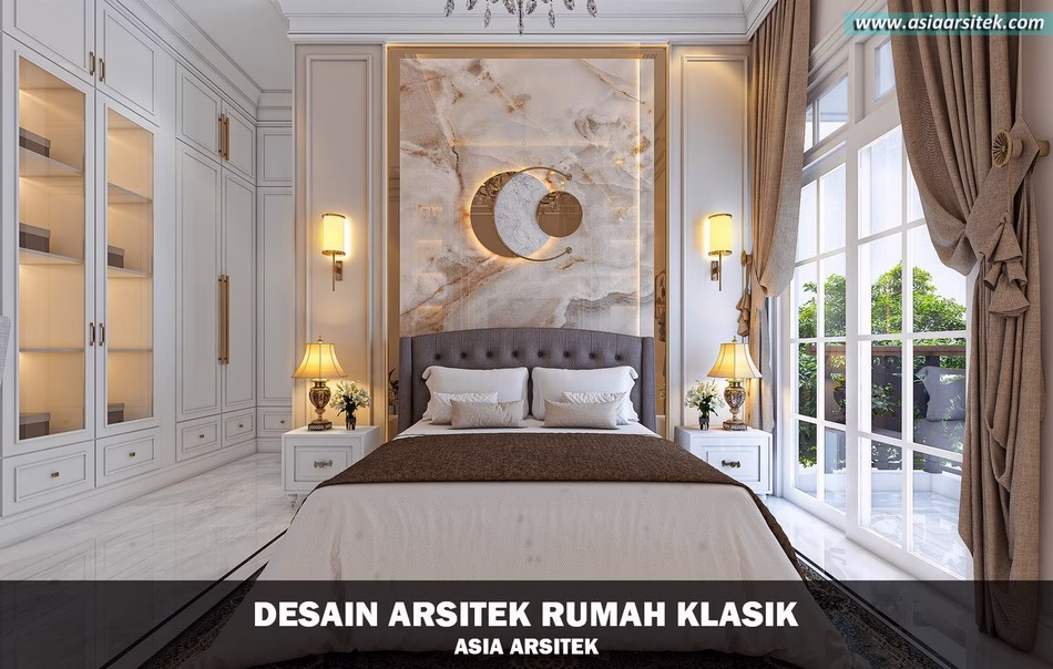 desain rumah klasik mewah 