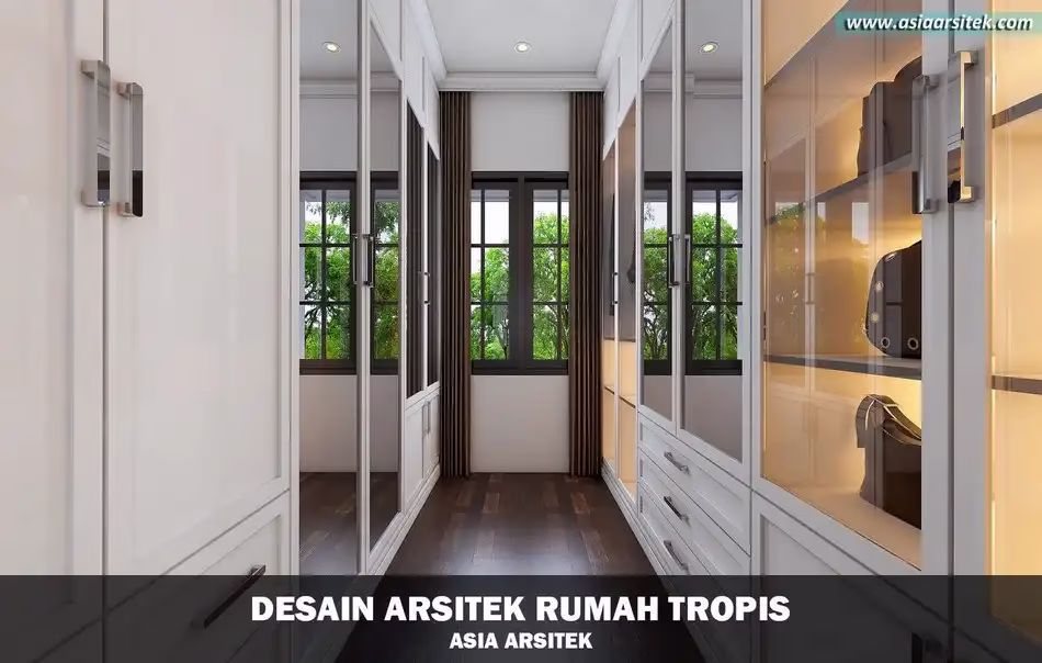 desain rumah mewah tropis