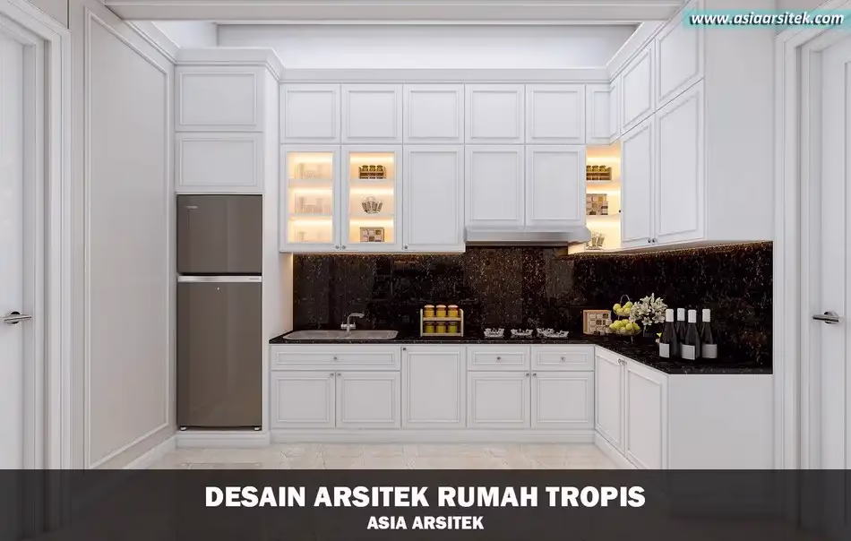 desain rumah tropis 2 lantai