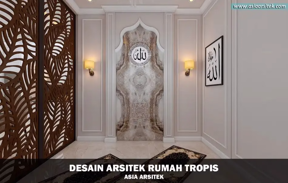 desain rumah tropis 2 lantai