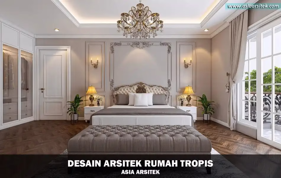 desain rumah tropis 2 lantai