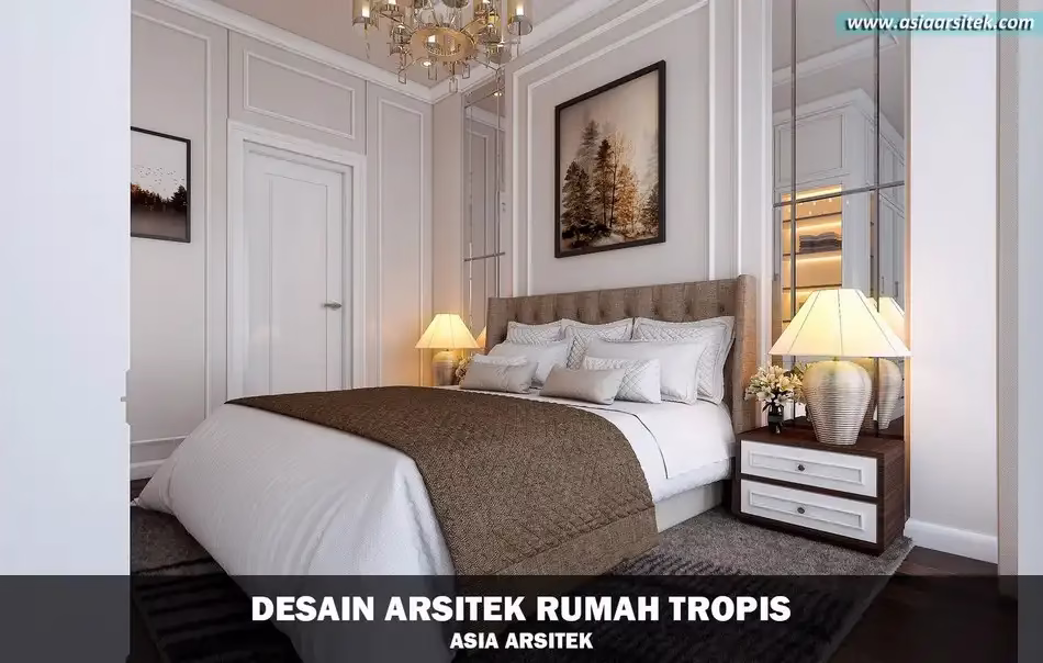 desain rumah tropis 2 lantai