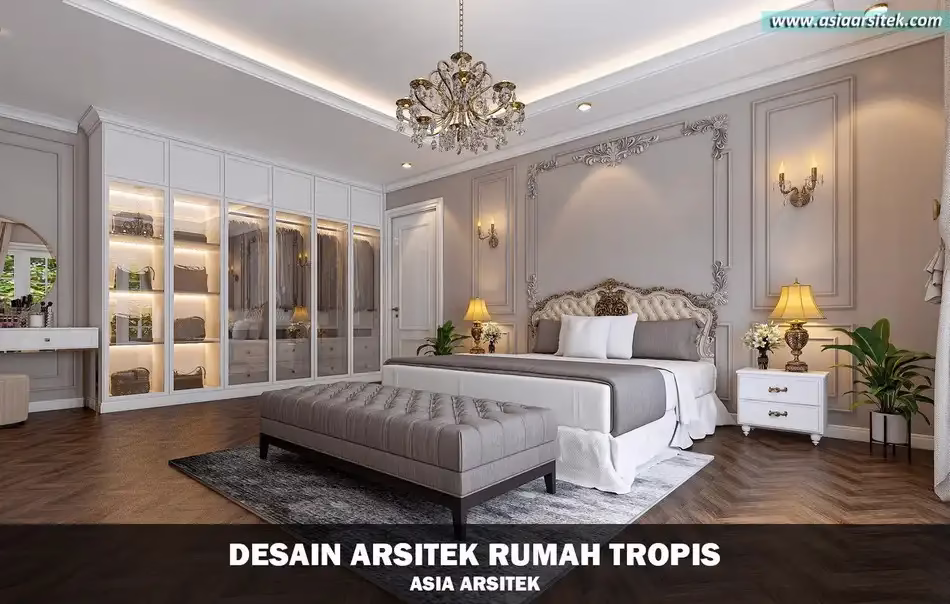 desain rumah tropis 2 lantai