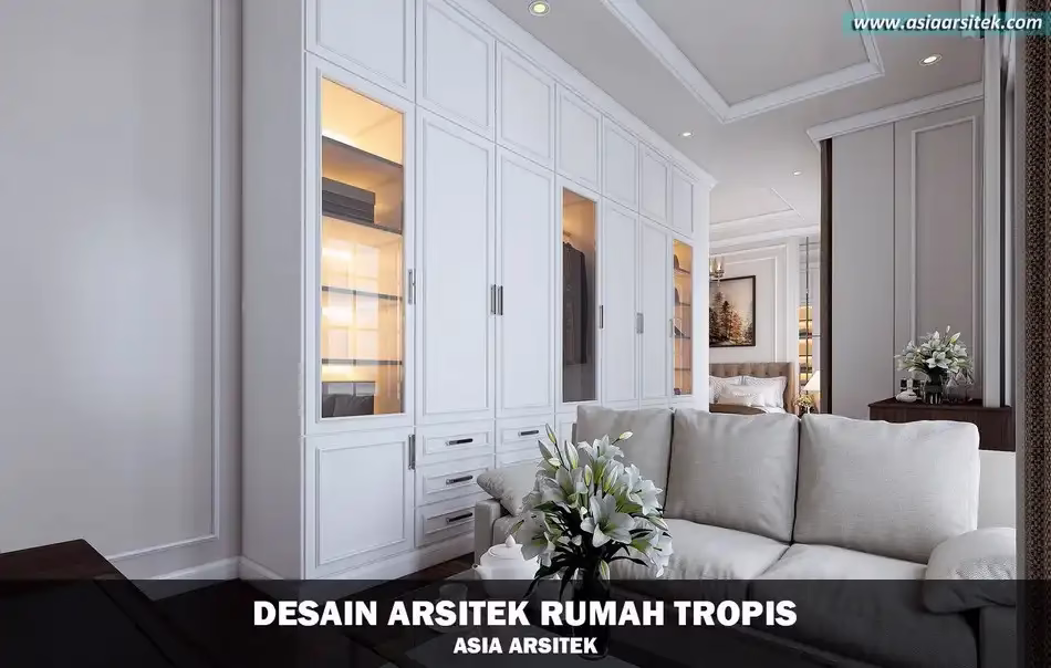 desain rumah tropis 2 lantai