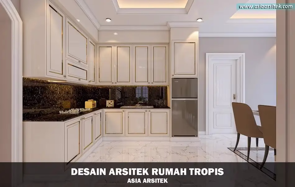 desain rumah tropis 2 lantai