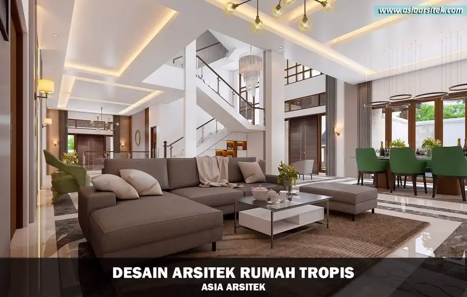 desain rumah tropis 3 lantai Jayapura