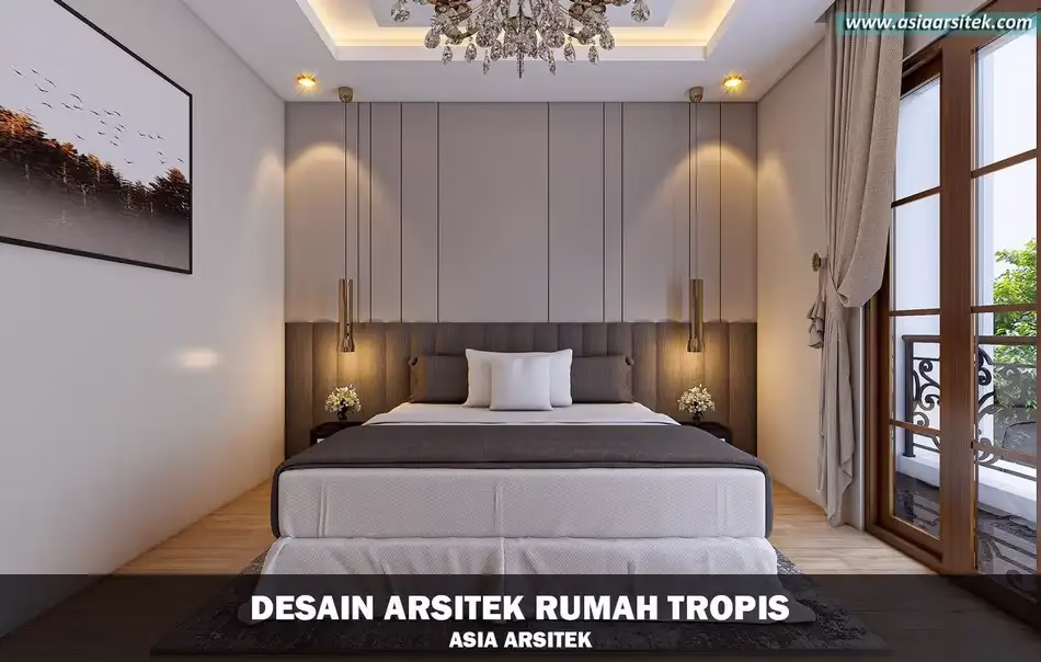 desain rumah tropis 3 lantai