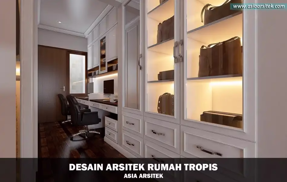 desain rumah tropis modern Bogor